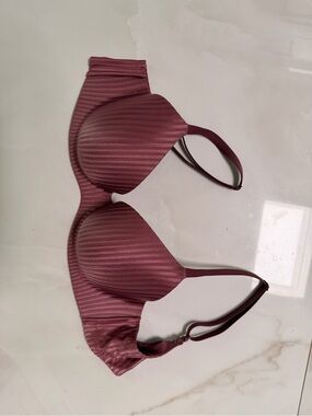 Victoria's Secret Dusty Rose Padded Ribbed T-Shirt Bra